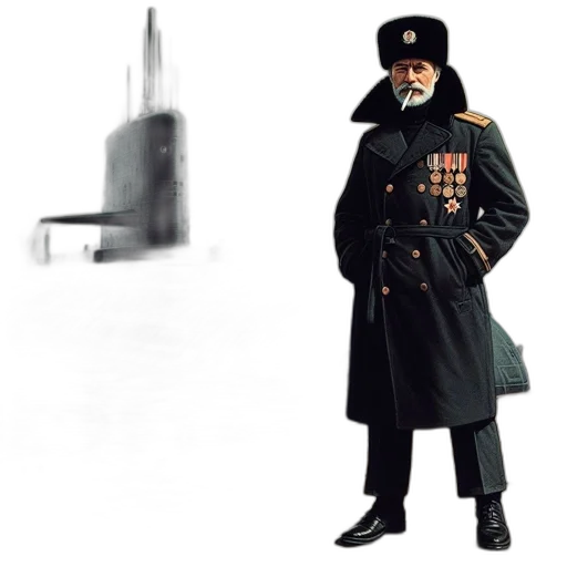 jacket, hat, staff, umbrella, concept art, photorealistic, 3d render, cyberpunk transparent PNG cut-out
