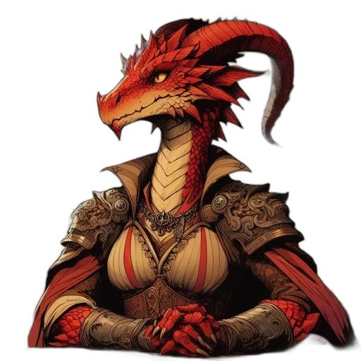 dragon, mask, animal, dress, concept art, fantasy art, pixel art, 3d render transparent PNG cut-out