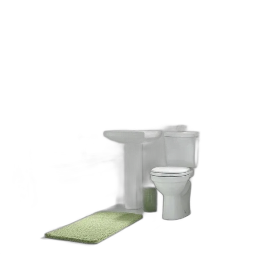 furniture, robot, 3d render, green, modern, bathroom, white, walls transparent PNG cut-out