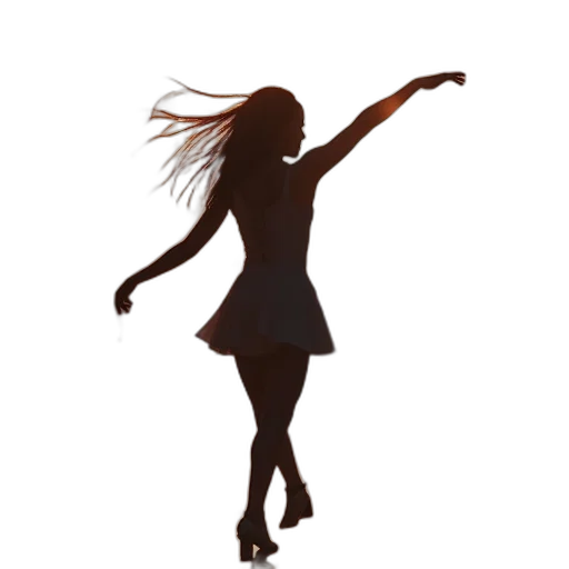 dress, hair, staff, concept art transparent PNG cut-out