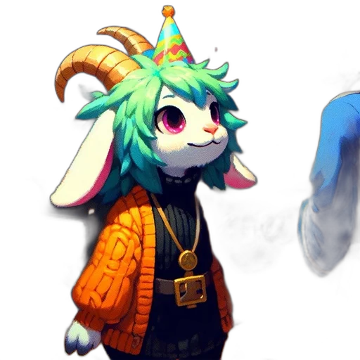 staff, hat, crown, jacket, concept art, pixel art, fantasy art, 3d render transparent PNG cut-out