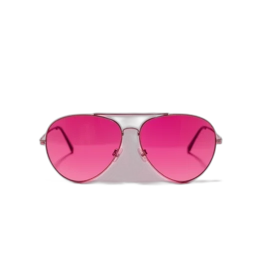 3d render, pastel, pink, sunglasses, aviator, glasses transparent PNG cut-out