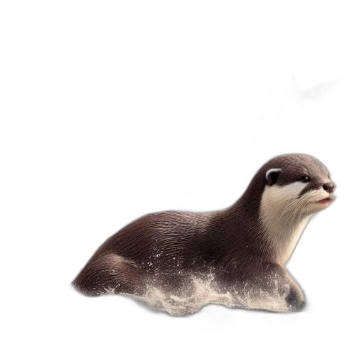animal, creature, hair, bottle, 3d render, photorealistic, concept art, watercolor transparent PNG cut-out