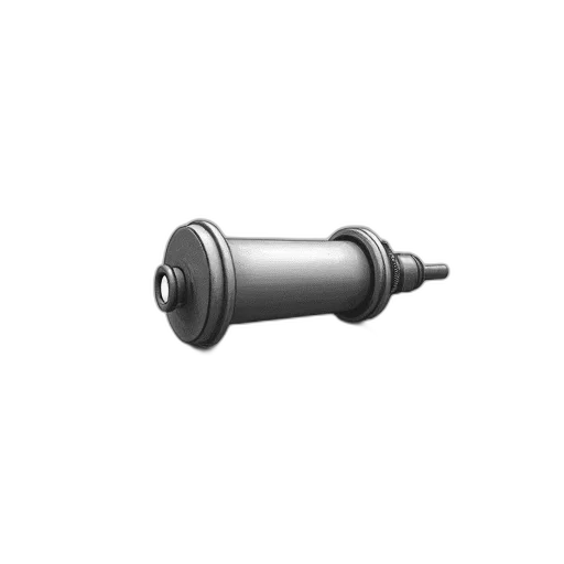 weapon, staff, car, robot, 3d render, photorealistic, black, white transparent PNG cut-out