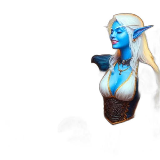 staff, face, mask, fantasy art, concept art, pixel art, 3d render, blue transparent PNG cut-out