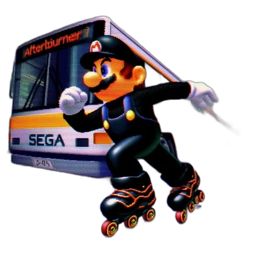 car, animal, concept art, 3d render, pixel art, photorealistic, mario, iconic transparent PNG cut-out