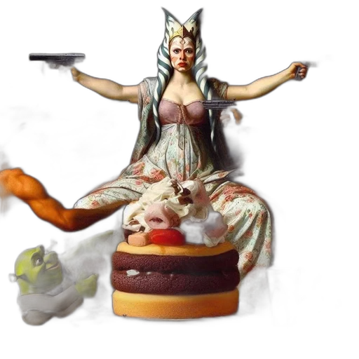 food, weapon, staff, concept art, 3d render, fantasy art, unusual, scene transparent PNG cut-out