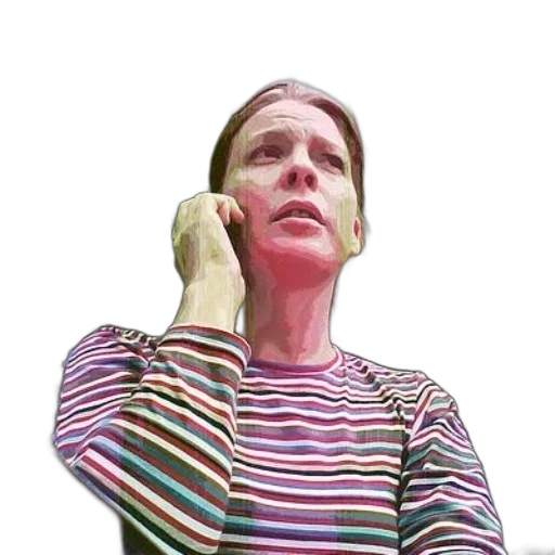face, staff, dress, jacket, photorealistic, 3d render, vaporwave, oil painting transparent PNG cut-out