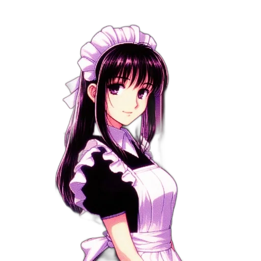 dress, staff, robot, flower, anime, pixel art, cartoon, fantasy art transparent PNG cut-out