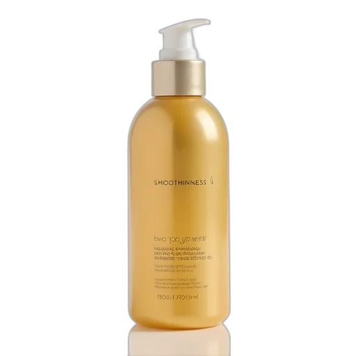 golden-colored, bottle, smooth, texture, bareminerals, logo, label, reads transparent PNG cut-out