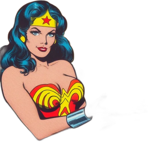jewelry, comic book art, cartoon, concept art, wonder, woman, depicted, comic transparent PNG cut-out