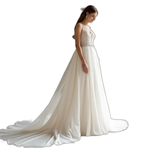 dress, photorealistic, line, princess transparent PNG cut-out