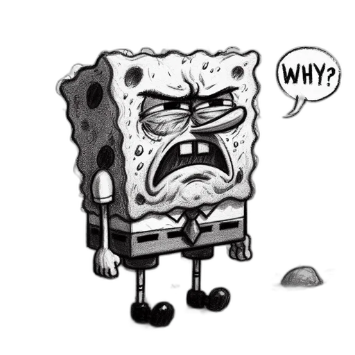 robot, face, creature, jacket, concept art, comic book art, cartoon, gray-scale transparent PNG cut-out