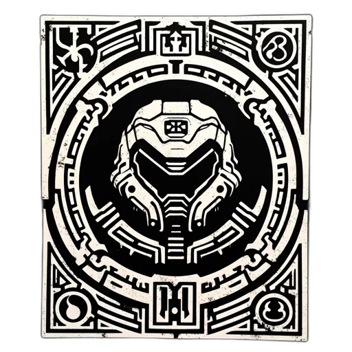 mask, robot, dragon, face, comic book art, concept art, fantasy art, monochrome transparent PNG cut-out