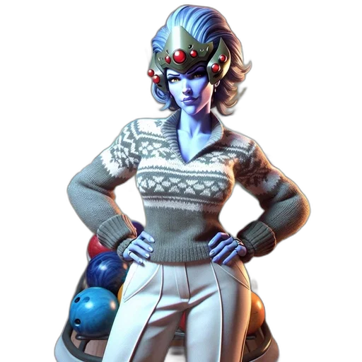 staff, robot, jacket, mask, concept art, 3d render, vaporwave, fantasy art transparent PNG cut-out