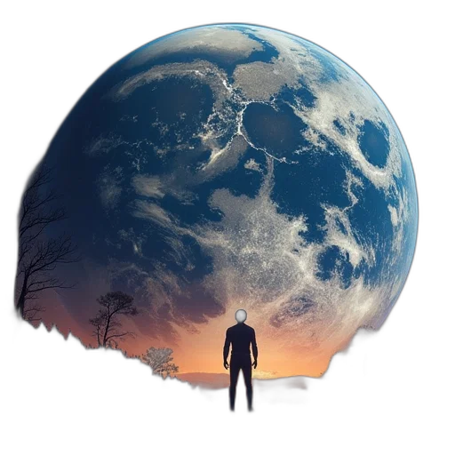 mask, concept art, fantasy art, 3d render, photorealistic, outer space, fog, poster transparent PNG cut-out