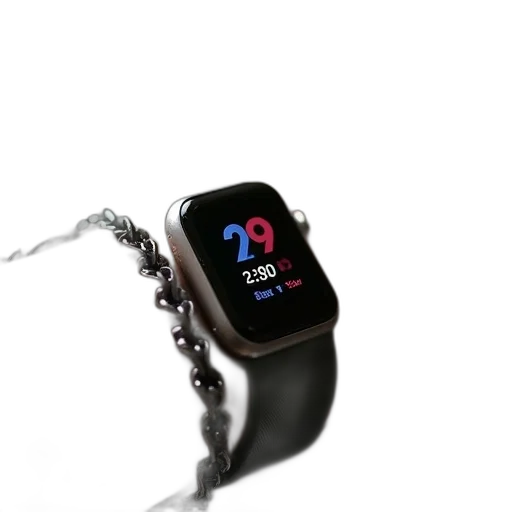 jewelry, 3d render, photorealistic, fitbit transparent PNG cut-out