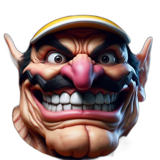 face, mask, crown, creature, 3d render, photorealistic, concept art, fantasy art transparent PNG cut-out
