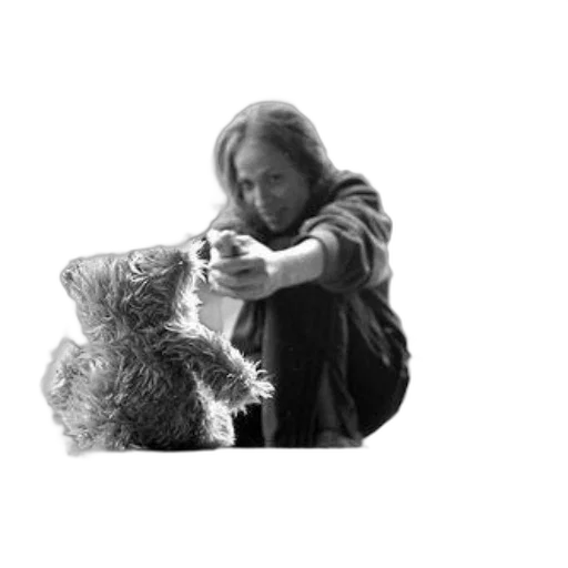 animal, staff, weapon, hair, photorealistic, concept art, black, white transparent PNG cut-out