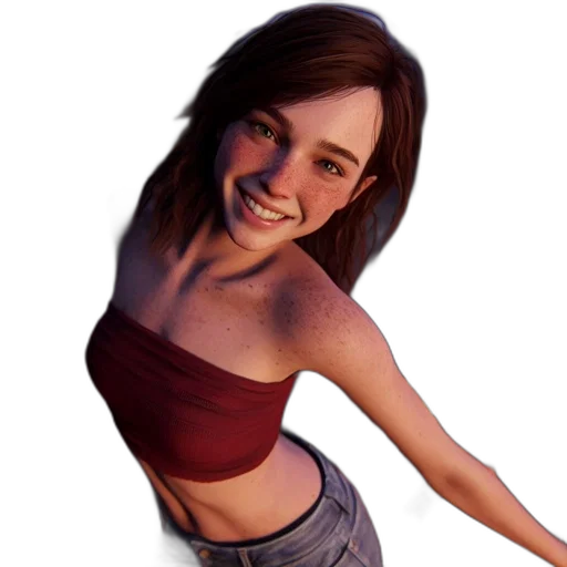 face, dress, photorealistic, concept art, 3d render, pixel art, young, woman transparent PNG cut-out