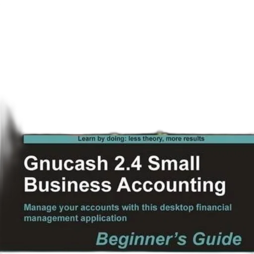 book, cover, titled, gnucash, small, business, accounting, beginner transparent PNG cut-out