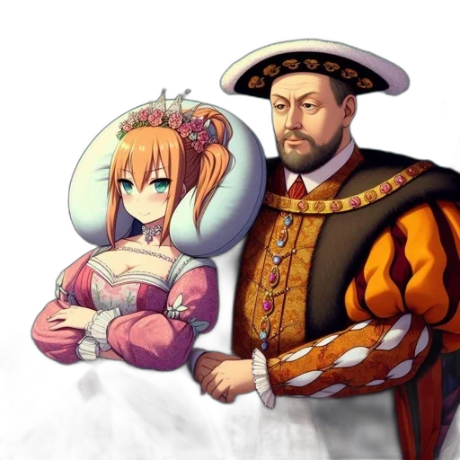 crown, dress, staff, sword, anime, fantasy art, concept art, pixel art transparent PNG cut-out