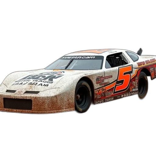 car, 3d render, image, features, race, number, side, speeding transparent PNG cut-out