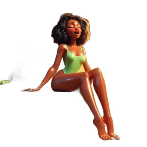 concept art, 3d render, comic book art, fantasy art, fire, animated, scene, features transparent PNG cut-out