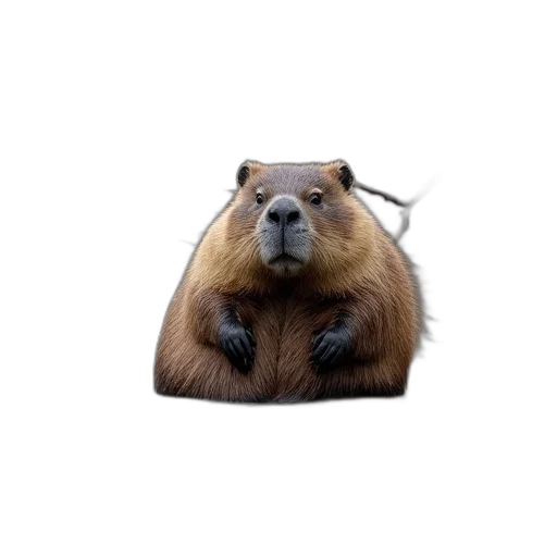 animal, hat, creature, hair, photorealistic, concept art, 3d render, large transparent PNG cut-out