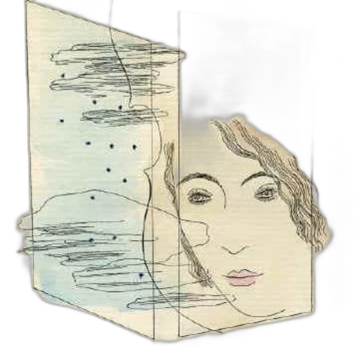 face, mask, dress, hair, concept art, photorealistic, cartoon, underwater transparent PNG cut-out