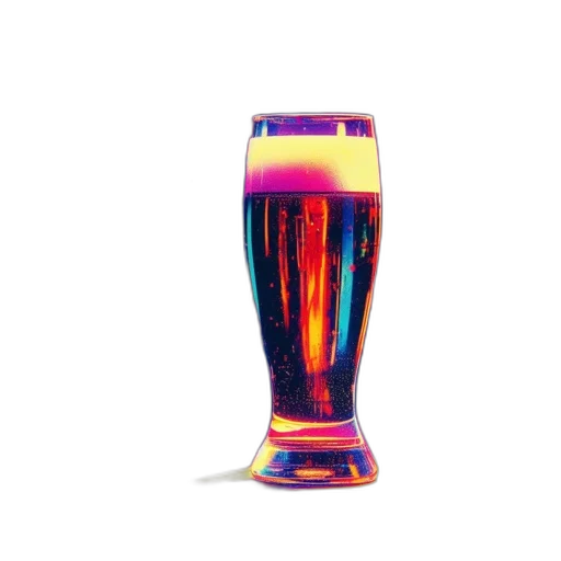 bottle, crown, food, weapon, 3d render, photorealistic, pixel art, vaporwave transparent PNG cut-out