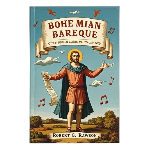 cover, book, bohemian, baroque, czech, musical, culture, style transparent PNG cut-out
