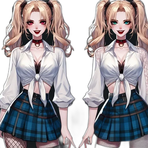 dress, concept art, comic book art, anime, pixel art, dark, monochrome, colorful transparent PNG cut-out