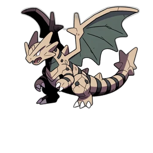 dragon, creature, staff, animal, concept art, pixel art, fantasy art, cartoon transparent PNG cut-out