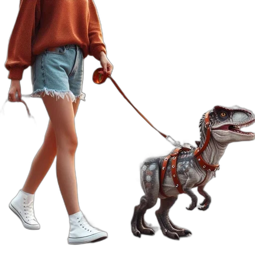 creature, animal, dragon, jacket, 3d render, concept art, photorealistic, vaporwave transparent PNG cut-out