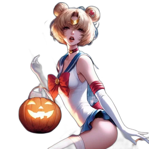 staff, concept art, comic book art, anime, fantasy art, sailor, moon-inspired, character transparent PNG cut-out