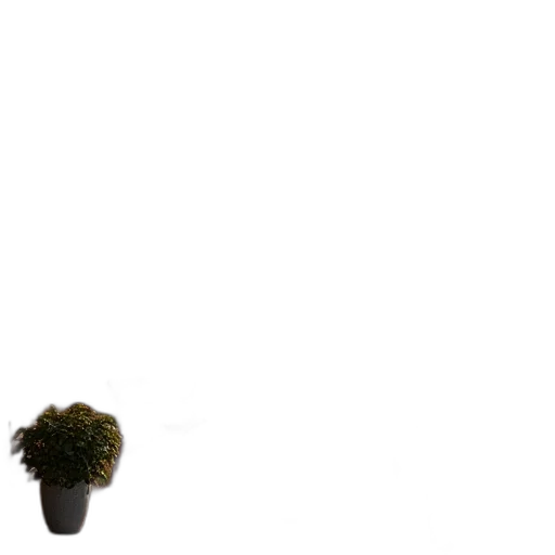 tree, hair, flower, staff, 3d render, concept art, photorealistic, pixel art transparent PNG cut-out