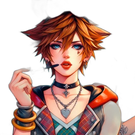 jewelry, staff, face, fantasy art, pixel art, concept art, anime, golden transparent PNG cut-out