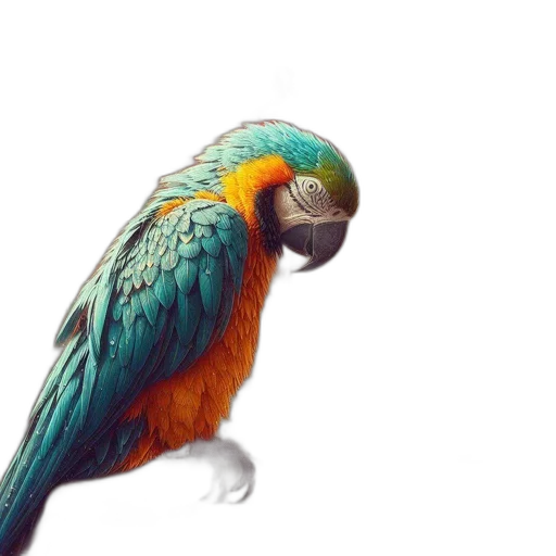 animal, creature, dragon, staff, photorealistic, watercolor, concept art, 3d render transparent PNG cut-out