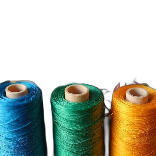 dress, hair, colorful, blue, earth tones, green, collection, spools transparent PNG cut-out