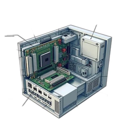 robot, 3d render, pixel art, concept art, cyberpunk, detailed, illustration, computer transparent PNG cut-out