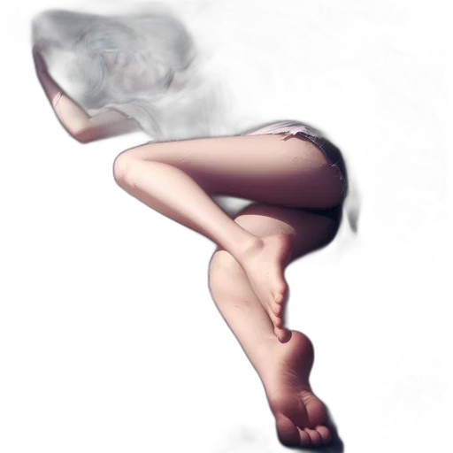 dress, mask, shoes, hair, photorealistic, concept art, fantasy art, 3d render transparent PNG cut-out
