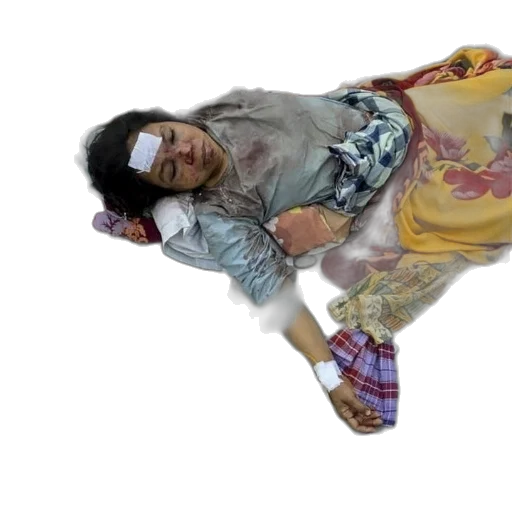 jacket, creature, photorealistic, concept art, outer space, person, lies, ground transparent PNG cut-out