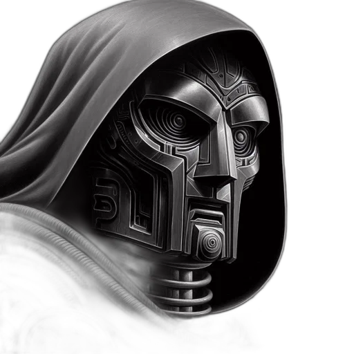 mask, robot, face, concept art, comic book art, fantasy art, photorealistic, intricate transparent PNG cut-out