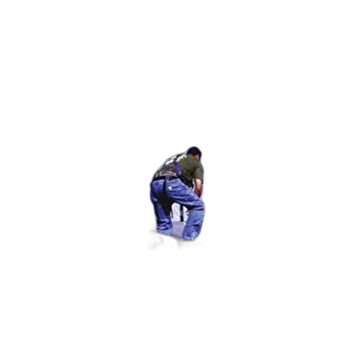 jacket, creature, animal, robot, pixel art, 3d render, blue, cover transparent PNG cut-out