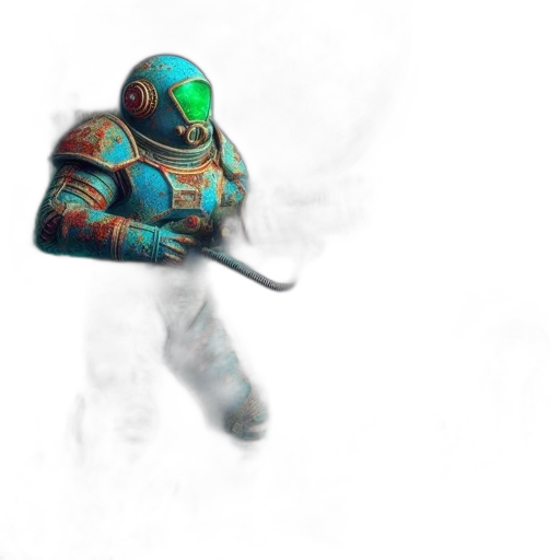 robot, weapon, creature, staff, concept art, 3d render, pixel art, fantasy art transparent PNG cut-out