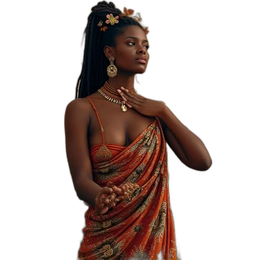 dress, jewelry, crown, concept art transparent PNG cut-out
