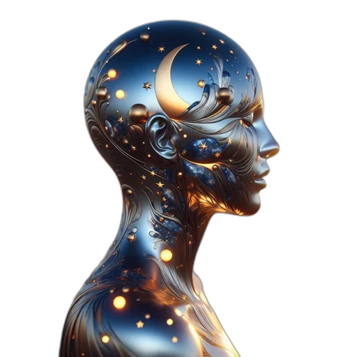 face, mask, crown, jewelry, 3d render, concept art, fantasy art, photorealistic transparent PNG cut-out
