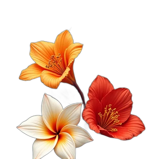 flower, jewelry, crown, staff transparent PNG cut-out