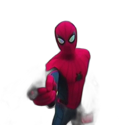 mask, weapon, creature, jacket, concept art, comic book art, 3d render, photorealistic transparent PNG cut-out